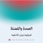 العمدة والفضلة