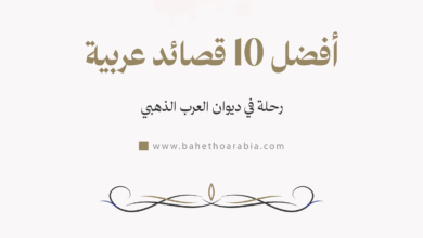 أفضل 10 قصائد عربية