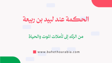 الحكمة عند لبيد بن ربيعة