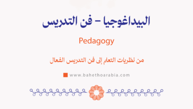 البيداغوجيا (فن التدريس) - Pedagogy