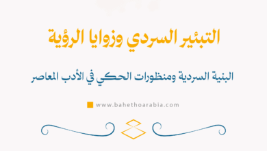 التبئير السردي وزوايا الرؤية