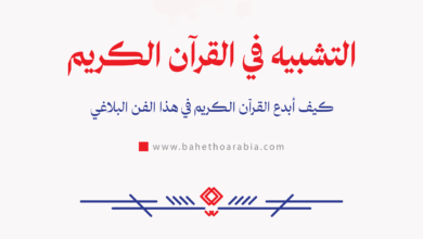التشبيه في القرآن الكريم